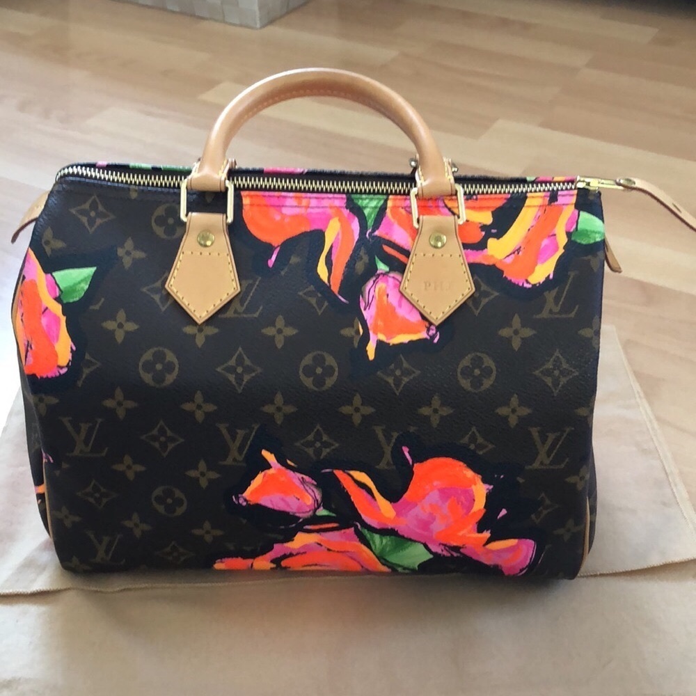 🌸🌸 STUNNING 🌸🌸 Louis Vuitton Stephen Sprouse Rose Speedy 30